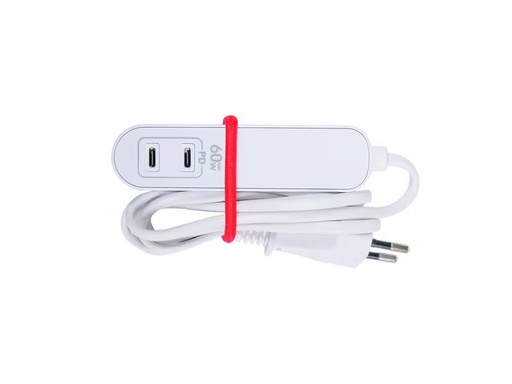 [90350254 1713067] SKROSS Steckdosenleiste Travel Station, 1xEU-Dose, 2xUSB-C, 1.5 m