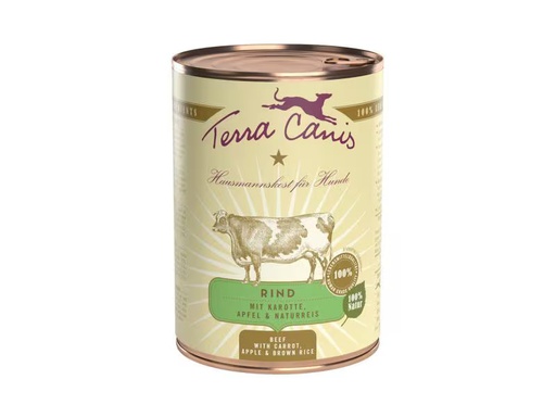 [90350318 545287] Terra Canis Nassfutter Menue Classic Rind, 400 g