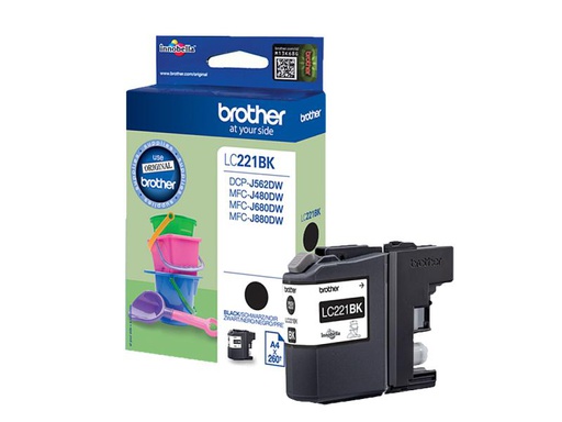 [90055172 369568] Brother Tinte LC-221BK Black