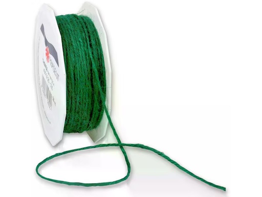 [90350384 1703389] Pattberg Juteband 2 mm x 25 m, Tannengrün