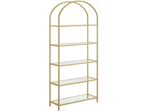 [90350386 1706241] VASAGLE Regal 30.2 x 83 x 1 cm, Gold