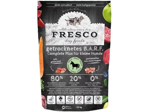 [90350684 1706027] FRESCO Trockenfutter Complete Plus Mini Pferd, 2.5 kg