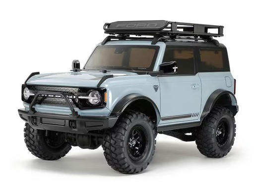 [90350745 1701443] Tamiya Scale Crawler Ford Bronco 2021, CC-02, Blau, Bausatz, 1:10