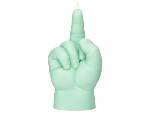 [90350769 1719536] Mandatus Kerze Baby F*ck You Candle Hand, Grün