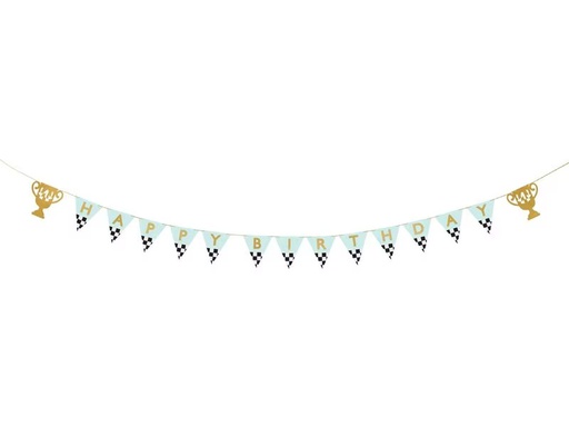 [90350806 1706058] Partydeco Girlande Auto 2.5 m