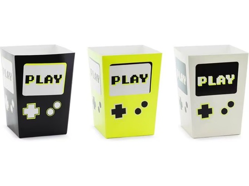 [90350851 1706051] Partydeco Fingerfood-Schale Game 7 x 7 x 12 cm, 6 Stück