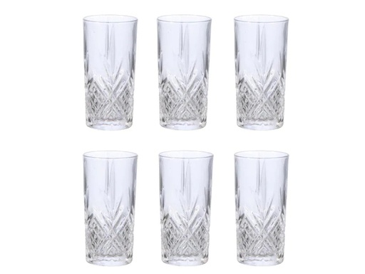 [90055224 988991] Arcoroc Trinkglas Broadway 280 ml, 6 Stück, Transparent