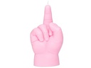 Mandatus Kerze Baby F*ck You Candle Hand, Rosa