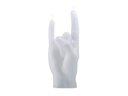 Mandatus Kerze You Rock Candle Hand, Weiss