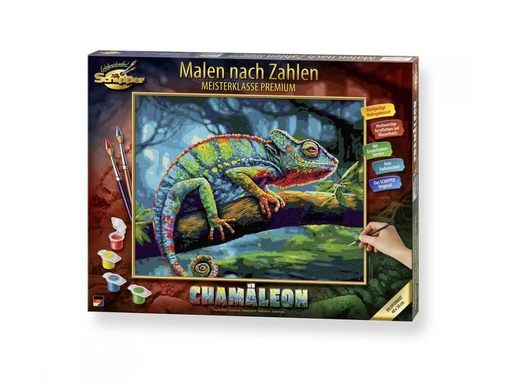 [90350928 1714980] Schipper Malen nach Zahlen Chamäleon