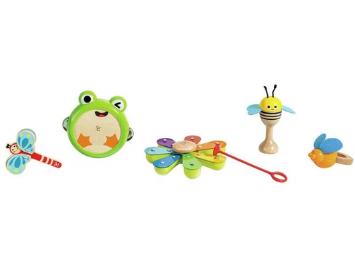 [90350943 1708319] Hape Musikspielzeug Rhythmus-Kit Natur