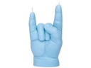 Mandatus Kerze Baby You Rock Candle Hand, Blau
