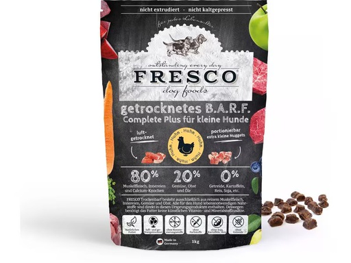 [90350960 1706022] FRESCO Trockenfutter Complete Plus Mini Huhn, 1 kg