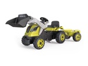Smoby Traktor Farmer Max mit Anhänger