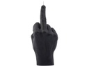Mandatus Kerze Candle Hand F*ck you, Schwarz