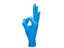 Mandatus Kerze Candle Hand OK, Blau