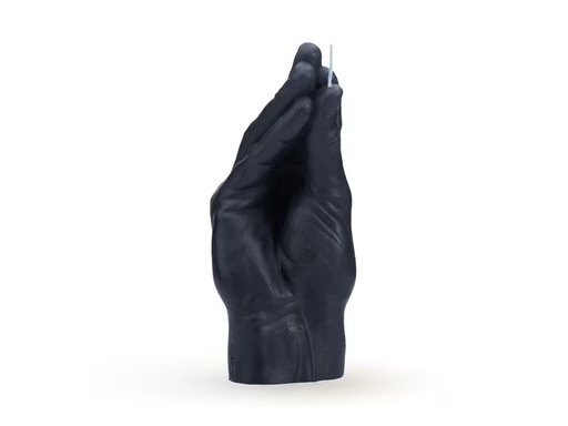 [90351087 1719546] Mandatus Kerze Candle Hand Italian Gesture, Schwarz
