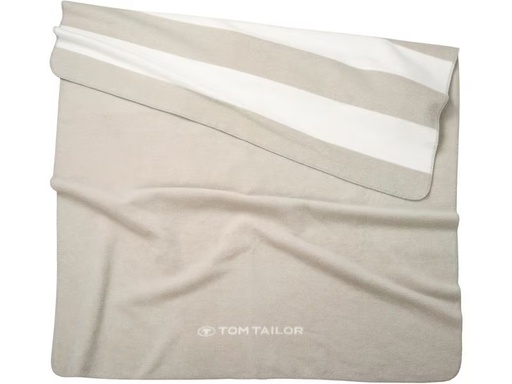 [90351188 1716194] Tom Tailor Decke 200 x 150 cm, Alt Weiss/Sand