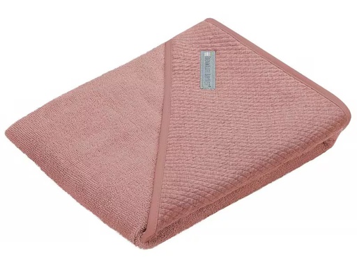 [90351189 1696531] Odenwälder Baby-Kapuzentuch Trend Cranberry 100 x 100 cm