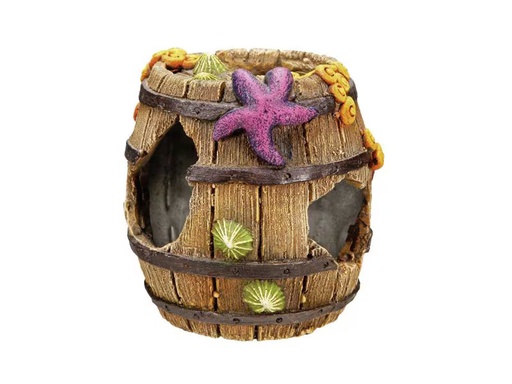 [90351239 1705686] Nobby Aqua Ornaments Fass 8.5 x 8.5 x 9 cm