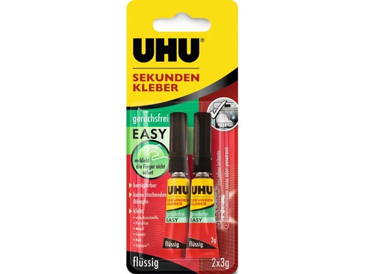 [90351251 1720495] UHU Sekundenkleber Easy 3 g, 2 Stück