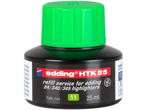 [90351330 1716912] edding Nachfülltinte HTK25 25 ml, Hellgrün
