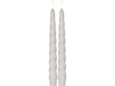 Star Trading LED-Stabkerzen Set Flamme Shine, 24.5 cm, Weiss