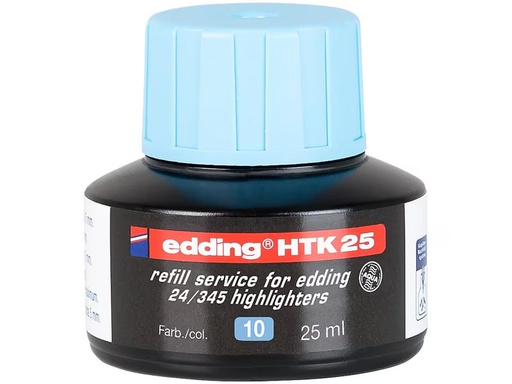 [90351381 1716911] edding Nachfülltinte HTK25 25 ml, Hellblau