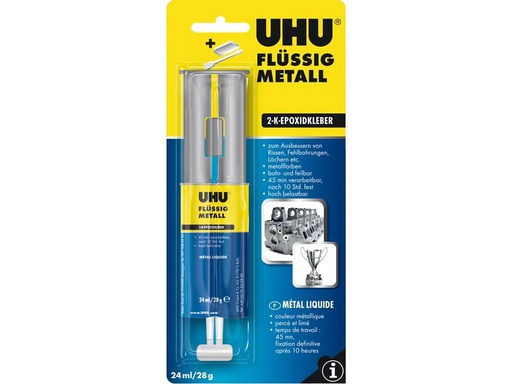 [90351475 1720566] UHU Zweikomponentenkleber Flüssigmetall 28 g