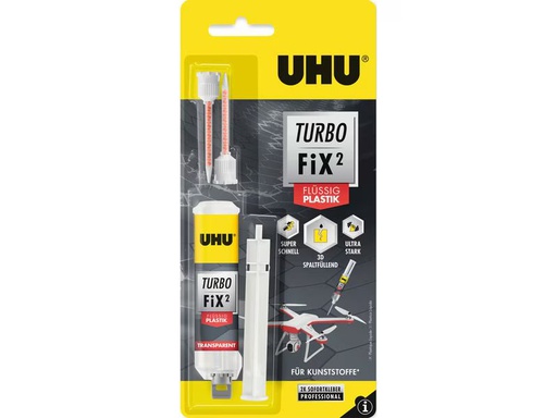 [90351594 1720505] UHU Zweikomponentenkleber Turbo Fix² Plastik