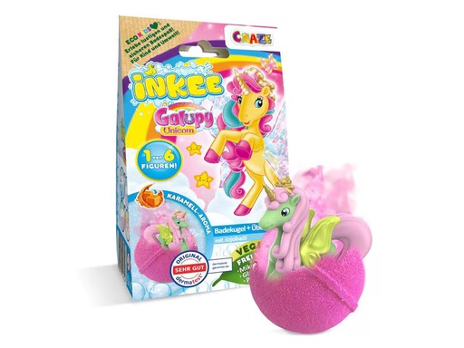 [90352238 1719264] Craze Badespass Inkee Überraschungsbadekugel Galupy Unicorn