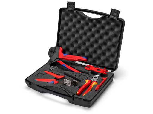 [90352239 1720481] Knipex Werkzeugkoffer PV für MC4, 7-teilig