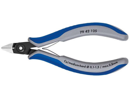 [90352266 846933] Knipex Präzisionsseitenschneider spitzer Kopf, ohne Facette