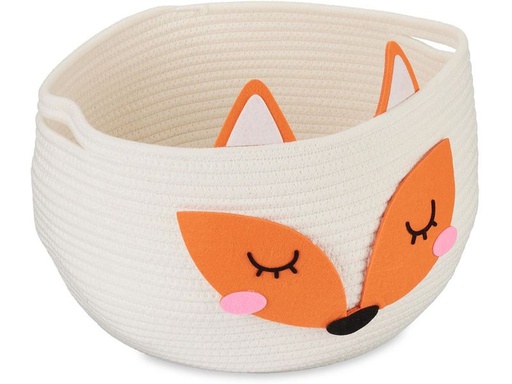 [90352275 1703169] relaxdays Spielzeugkorb Filz Fuchs