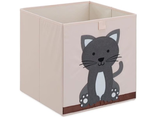 [90352325 1703154] relaxdays Spielzeugbox Katze