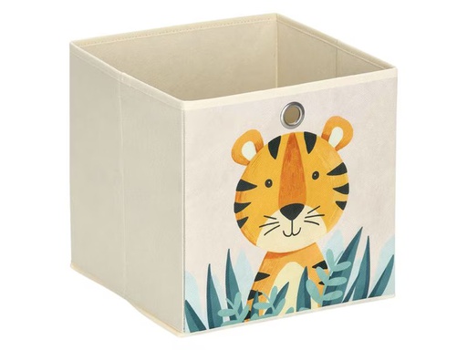 [90352328 1705166] Zeller Present Spielzeugbox Tiger 28 x 28 cm