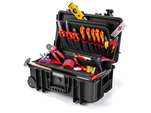 [90352403 1720467] Knipex Werkzeugkoffer Robust26 Move, Elektro, 22-teilig