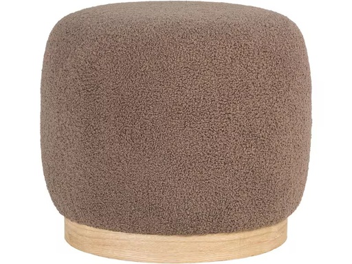 [90352463 1719060] House Nordic Pouf Belfort Braun