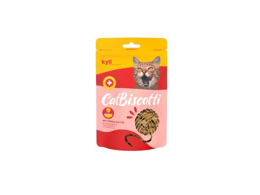 [90352545 1713345] kyli Katzen-Snack CatBiscotti mit Omega 3-6-9 Öl, 100 g