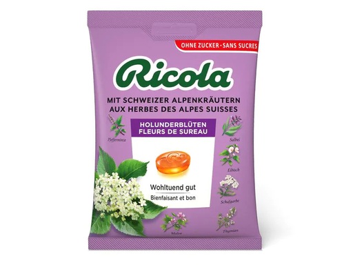 [90055395 912657] Ricola Bonbons Holunderblüten 125 g