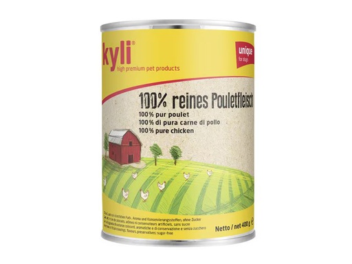 [90352569 1713317] kyli Nassfutter 100% Pouletfleisch, 6 x 800 g