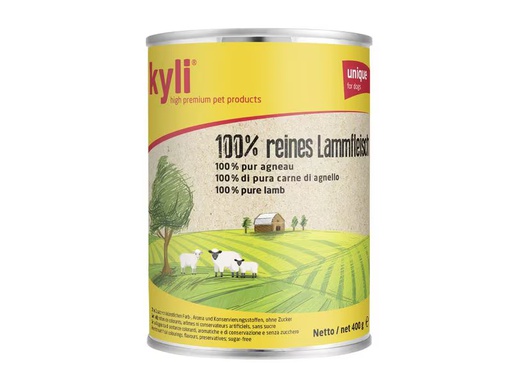 [90352630 1713313] kyli Nassfutter 100% Lammfleisch, 6 x 800 g