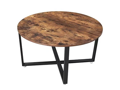 [90352659 1706234] VASAGLE Couchtisch 88 x 47 cm, Braun/Schwarz