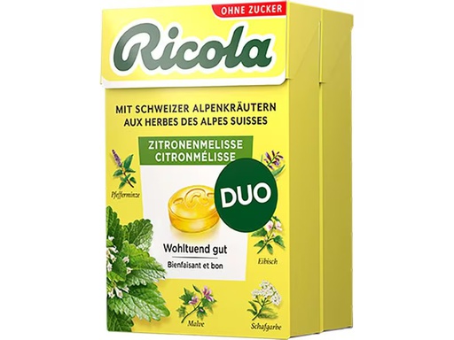 [90352748 1721300] Ricola Bonbons Zitronenmelisse 2 x 50 g