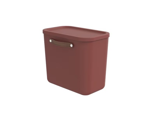 [90353221 1722680] Rotho Aufbewahrungsbox Maloja 25 l, Iron rot