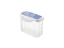 Rotho Vorratsdose Click & Lock 1 l, Blau/Transparent