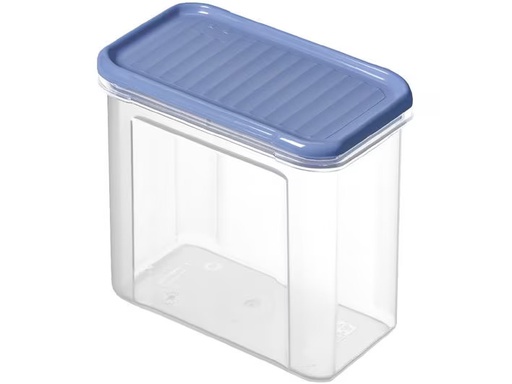 [90353401 1722729] Rotho Vorratsdose Domino 1 l, Blau/Transparent