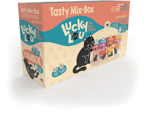 [90353403 1710643] Lucky Lou Nassfutter Lifestage Adult Tasty-Mix, 12 x 125 g