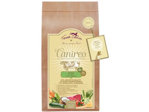 [90353448 1710555] Terra Canis Trockenfutter Canireo Rind, 2.5 kg