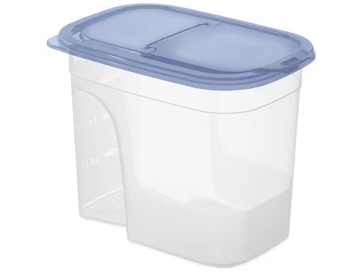[90353451 1722728] Rotho Vorratsdose Domino 0.75 l, Blau/Transparent
